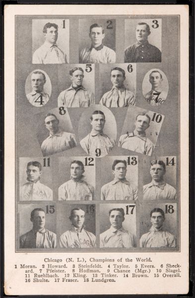 PC 1908 American League Publishing Chicago Cubs